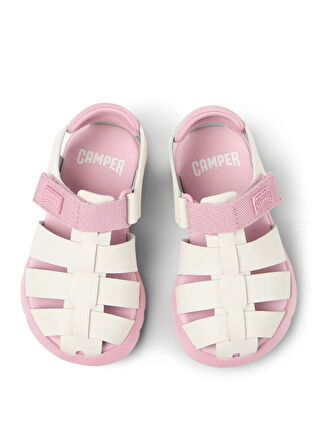 Camper Bej - Pembe Bebek Sandalet Oruga Sandal FW