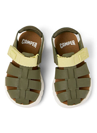 Camper Haki Erkek Çocuk Sandalet Oruga Sandal FW