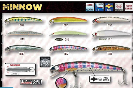 Fishus Minnow 80F M80 - 017