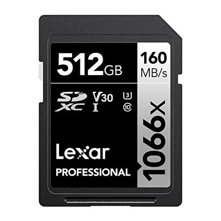 Lexar 512GB SDXC 1066x 160MB/s Hafıza Kartı