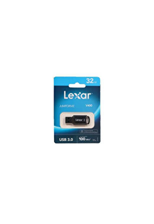 Lexar 32GB V400 Siyah 100 mb/s 3.0 USB Flash Bellek