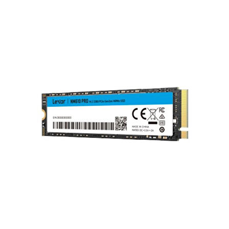 LEXAR LNM610 PRO 1TB NVMe PCIe Gen3 x4 Okuma 3300MB – Yazma 2600MB M.2 SSD (LNM610P001T-RNNNG)