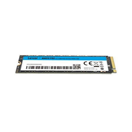 LEXAR LNM610 PRO 1TB NVMe PCIe Gen3 x4 Okuma 3300MB – Yazma 2600MB M.2 SSD (LNM610P001T-RNNNG)