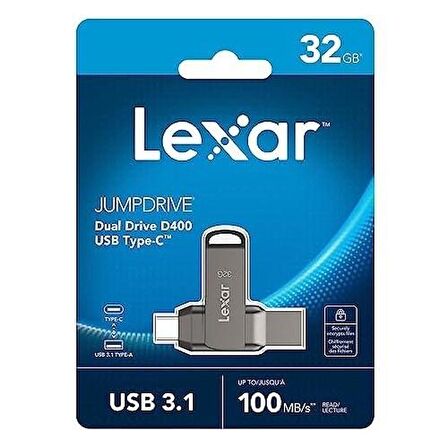 Lexar 32gb Jumpdrive Typec Usb Flash Bellek- ‎LJDD400032G