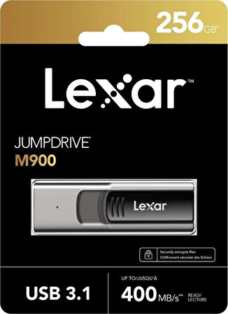 Lexar 256gb JumpDrive Usb M900 400MB/s USB3.1 Flash Bellek