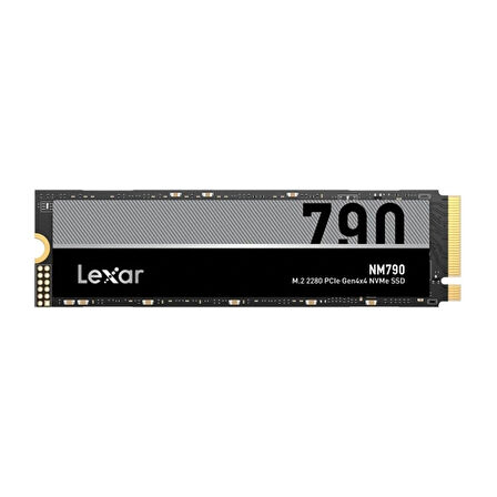 LEXAR NM790 2TB NVMe PCIe Gen4 x4 Okuma 7400MB – Yazma 6500MB PS5 Uyumlu M.2 SSD (LNM790X002T-RNNNG)