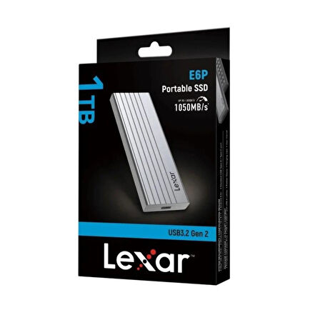 Lexar Portable 1tb 1050MB/s Taşınabilir SSD E6P LPAE06N001T