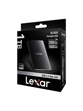 SSD Lexar SL500 Manyetik LSL500M001T-RNBNG USB 3.2 1 TB Taşınabilir 