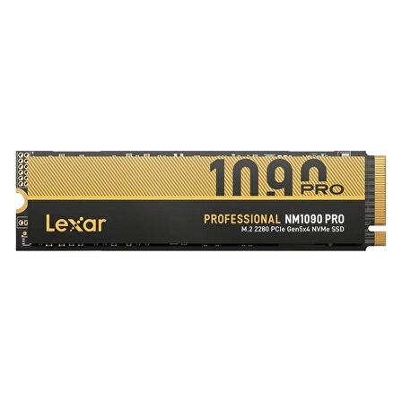 Lexar NM1090 PRO 1TB NVMe PCIe Gen5 x4 Okuma 14000MB – Yazma 10000MB M.2 SSD (LNM109P001T-RNNNG)