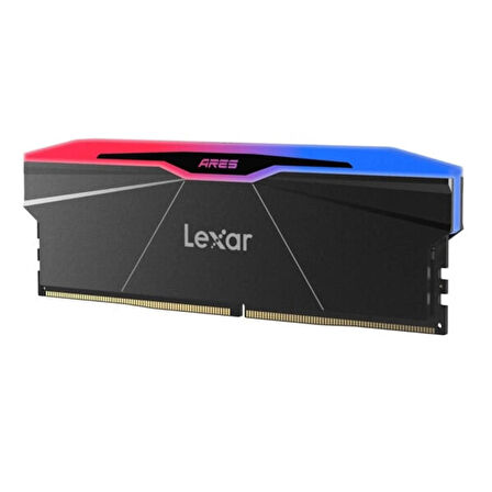 Lexar ARES 2nd Gen RGB 64GB (2x32GB) 6400MHz CL32 Intel XMP 3.0 / AMD EXPO DDR5 Heatsink Ram (LD5U32G64C32BR-RGD)