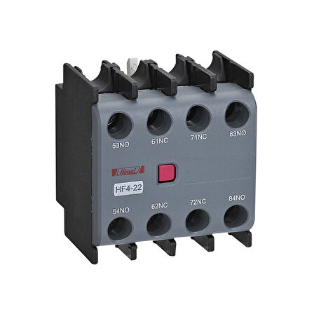 Himel HF422 Kontaktör Üstten Yardımcı Kontak 2NO+2NC (3-4 Kutup)