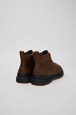 Erkek Brutus Deri Bot - Koyu Kahverengi | 42