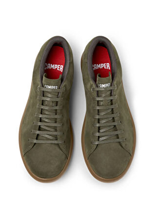 Camper Deri Haki Erkek Günlük Ayakkabı Pelotas Soller