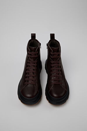 Kadın Brutus Deri Bot - Koyu Kahverengi | 36