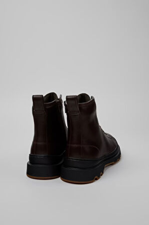 Kadın Brutus Deri Bot - Koyu Kahverengi | 38