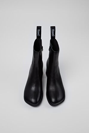 Kadın Kora Deri Bot - Siyah | 36