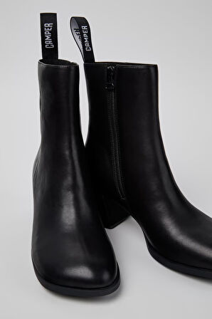 Kadın Kora Deri Bot - Siyah | 38