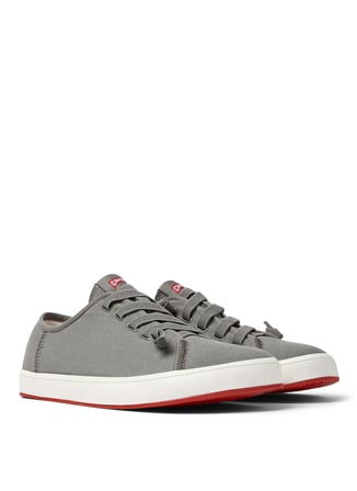 Camper Gri Erkek Pamuk Sneaker Peu Rambla II