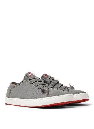 Camper Gri Erkek Pamuk Sneaker Peu Rambla II