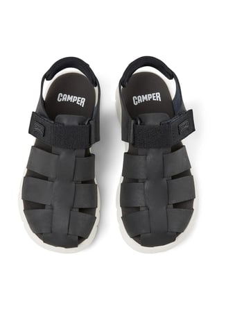 Camper Siyah Erkek Çocuk Sandalet Oruga Sandal Kids