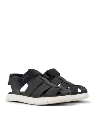 Camper Siyah Erkek Çocuk Sandalet Oruga Sandal Kids