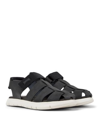 Camper Siyah Erkek Çocuk Sandalet Oruga Sandal Kids