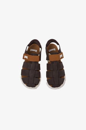Camper Oruga Sandal Kids Çocuk Kahverengi Sandalet K800242-034