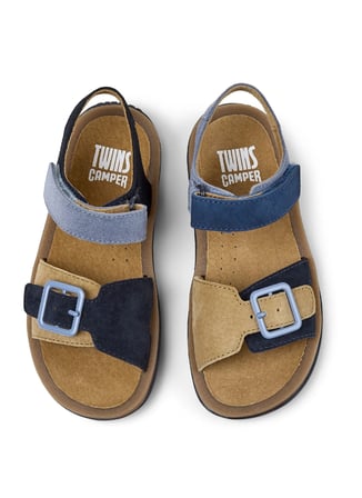 Camper Mavi-Çok Renkli Erkek Çocuk Sandalet TWS Kids