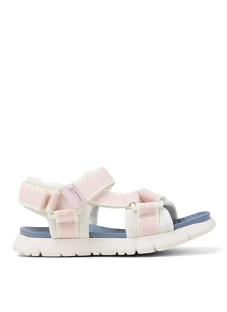 Camper Pembe - Beyaz Kız Çocuk Sandalet Oruga Sandal Kids