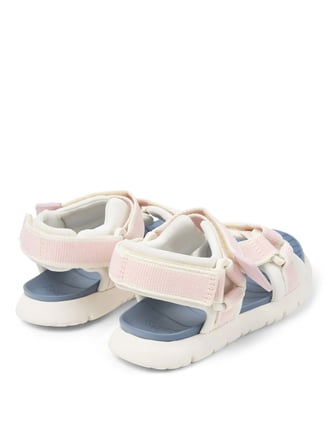 Camper Pembe - Beyaz Kız Çocuk Sandalet Oruga Sandal Kids