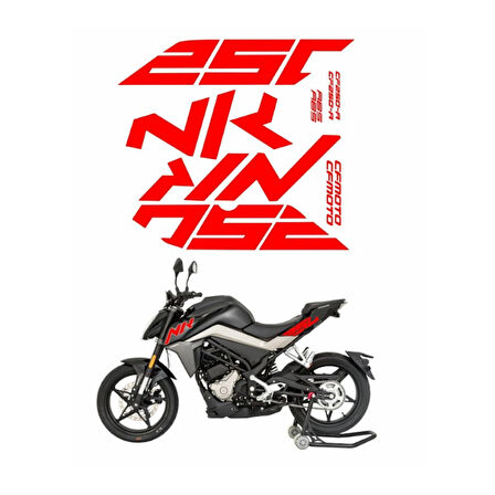 Gogo Sticker Seti Kırmızı Cf Moto Nk 250