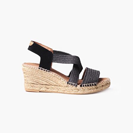 Kadın Sandalet Susa-SP Toni Pons Sandal Teixit Black