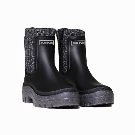Kadın Yağmur Botu Camos Toni Pons Rain Ankle boot in Negre (Black)