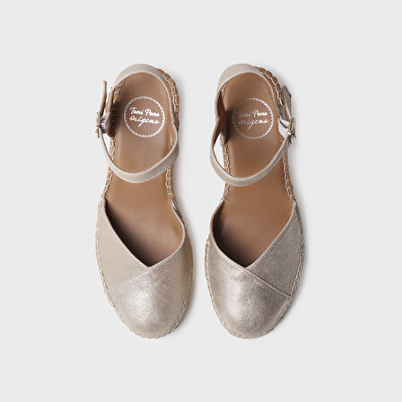 Kadın Sandalet Bianca-AS Toni Pons Champagne