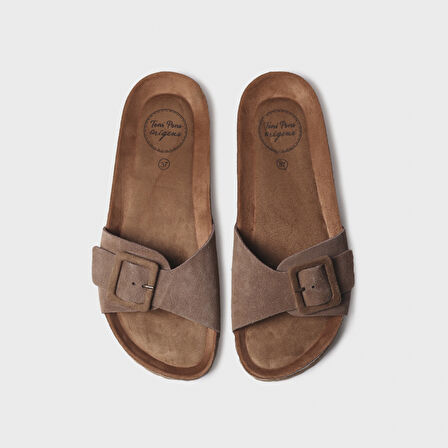 GLIDE-QT Kadın Terlik Glide-QT Toni Pons Taupe