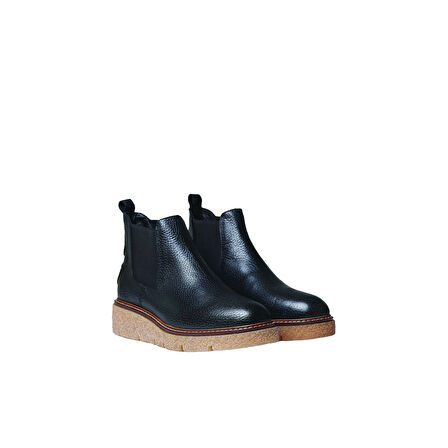 Kadın Bot NANTES-PO Toni Pons LEATHER ANKLE BOOT WITH SIDE ELASTICS