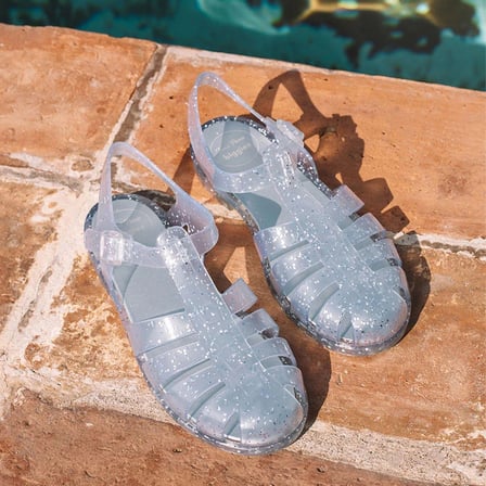   Kadın Sandalet Cala Toni Pons WATERPROOF JELLY SANDALS WITH GLITTER