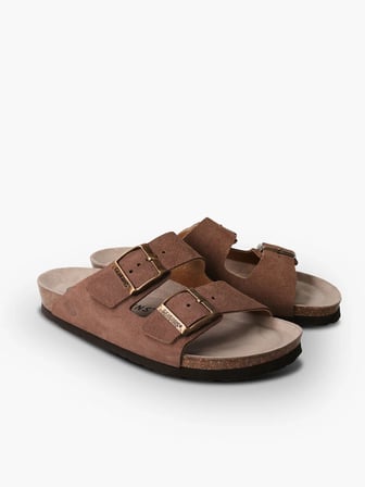 Kadın Terlik HAWAII G106020 Genuins Velour Terra