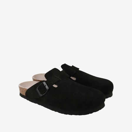  Riva Erkek Terlik G106582 Genuins RIVA Velour Black