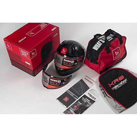 Mt Kre+ Plus Carbon Kraker Full Face Motosiklet Kaskı