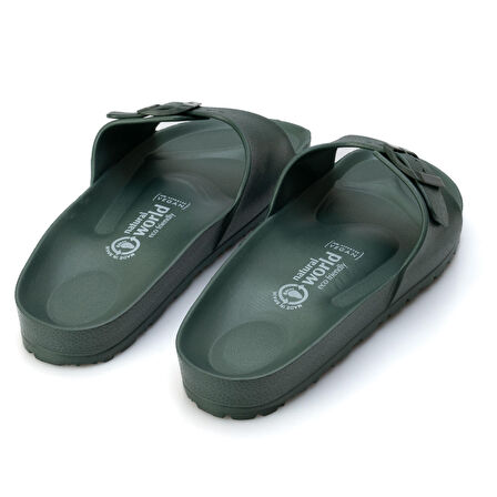 Natural World Eco  Kadın Terlik 7054-722 BIOS PALA EVA  Natural World Kaki