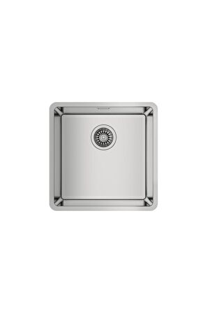 Teka - BE LINEA RS15 40.40 - Tezgahaltı Eviye - Paslanmaz Çelik - 40 cm - 115000007 Be Linea 40.40 TKA0095