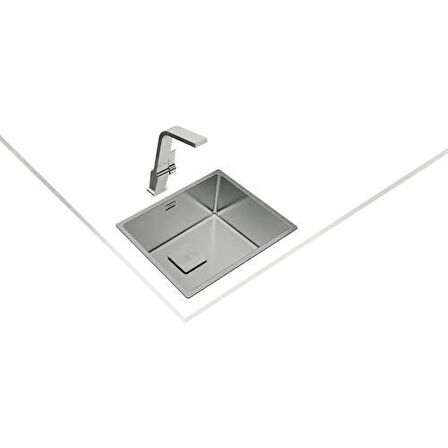 Teka FLEXLINEA RS15 50.40 Ankastre/Tezgaha Sıfır/Tezgahaltı Eviye Paslanmaz Çelik 50 cm