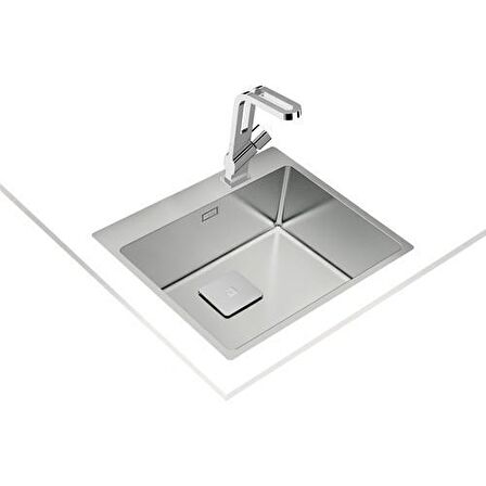 Teka - FORLINEA RS15 50.40 - Ankastre/Tezgaha Sıfır Eviye - Paslanmaz Çelik - 50 cm - 115000018