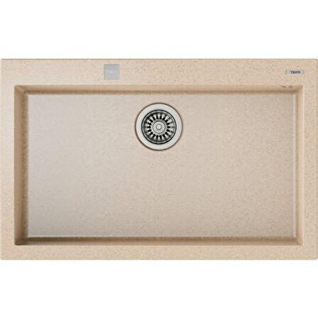 Teka - FORSQUARE 72.40 TG AVENA BEIGE - Ankastre Kumanda Sifonlu Granit Eviye - Bej - 72 cm - 115230002