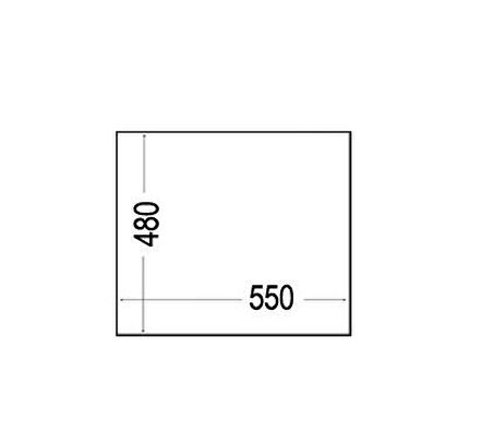 Teka FORSQUARE 50.40 TG ARTIC WHITE Ankastre Kumanda Sifonlu Granit Eviye Beyaz 50 cm