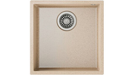Teka SQUARE 40.40 TG AVENA BEIGE Tezgahaltı Granit Eviye Bej 40 cm