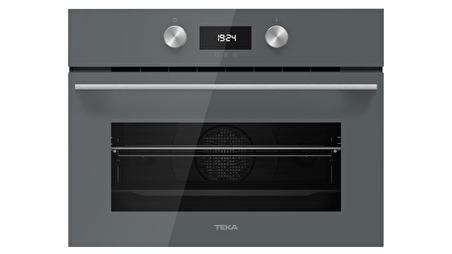 Teka - HLC 8400 ST - Ankastre Multifonksiyonel Turbo Kompakt Fırın - Gri Cam - 45 lt - 111130004