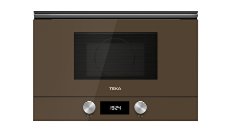 Teka - ML 8220 BIS L LB - Ankastre Mikrodalga Fırın + Izgara - Kahverengi Cam - 22 lt - 112030003