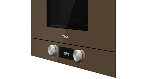 Teka - ML 8220 BIS L LB - Ankastre Mikrodalga Fırın + Izgara - Kahverengi Cam - 22 lt - 112030003